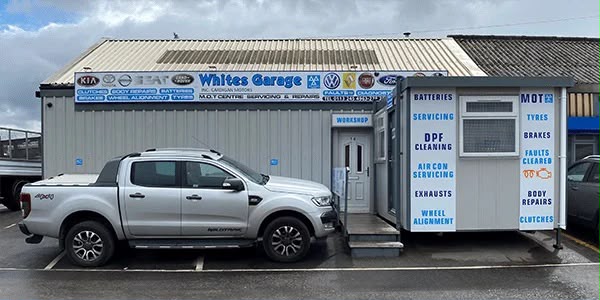 Whites Garage frontage on Brown Lane West, Holbeck, Leeds